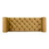 Lewis Bolster - Arm Entryway Bench - Gold - Image 2