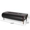 Vernon - Rectangle Fire Pit 50, 000 Btu - Dark Gray - Image 2
