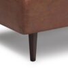 Shay - Mid Century Small Coffee Table Storage Ottoman - Distressed Saddle Brown - Image 6