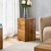 Modern Coffee Table With Wood Grain Texture And Stylish Design - Wood - Image 8
