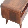 Curved Media Unit - Walnut - Image 9