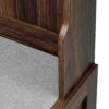 Hall Tree With 6 Hooks And Hinged Lid, Coat Hanger, Entryway Bench, Storage Bench, 3 In 1 Design, For Entrance, Hallway - Brown - Image 18