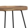 Amberly - Saddle Counter Height Stool (Set of 2) - Natural / Black - Image 3