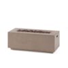 Modern Outdoor 40, 000 Btu Rectangular Concrete Propane Fire Pit - Dark Gray - Image 9