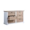 Autumn - Modern 6 Drawer Master Dresser With Interlock Drawer Feature Drawer Slide And Interlock Pre-Assembly, Wide Dressers For Bedroom 6 Deep Drawers For Closet Organizer Easy Assembly - White Oak - Image 4