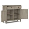 Connaught - Entryway Storage Cabinet - Distressed Gray - Image 2