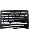 Outdoor & Indoor Privacy Screen Metal Privacy Screen, Steel Decorative Panels - Black - Image 9