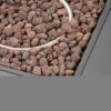 Modern Square Iron Fire Pit With 50, 000 Btu Output - Dark Gray - Image 13