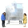 6.3'x10.2'x7' Polycarbonate Greenhouse, Heavy Duty Outdoor Aluminum Walk-In Green House Kit With Rain Gutter, Vent And Door For Backyard Garden - Aluminium - Image 13