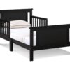 Connelly - Reversible Panel Toddler Bed - Black / Vintage Walnut - Image 3