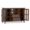 Artisan - Tall TV Media Stand - Russet Brown - Image 3