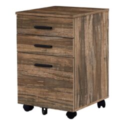 File Cabinet, Rolling Mobile, Storage Drawers, Printer Stand, Office, Work, Contemporary, Modern - Brown