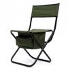 Folding Outdoor Chairs With Storage Bag, Portable Chair For Indoor, Outdoor Camping, Picnics And Fishing (Set of 2) - Green - Image 4
