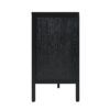 Stylish Storage Cabinet Sideboard With Unique Geometric Circle Door Design - Black - Image 20