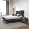 Bethany - Queen Upholstered Platform Bed - Gray - Image 14