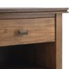 Artisan - Bedside Table - Rustic Natural Aged Brown - Image 5