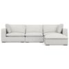 Jasmine - 3 Seater Sofa And Ottoman - Gray - Image 2