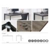 Harry - Contemporary Wood And Metal Computer Desk - Black / Gray - Image 5