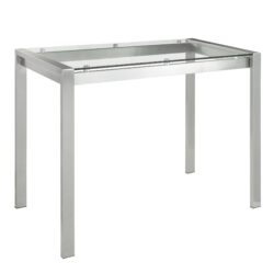 Fuji - Contemporary Counter Table - Clear