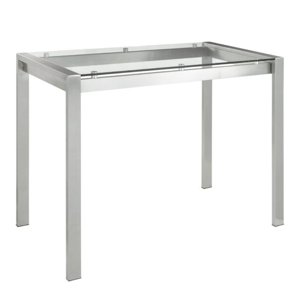 Fuji - Contemporary Counter Table - Clear