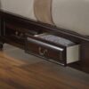 King Storage Bed Elegant - Cappuccino - Image 4