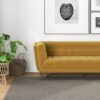 Addison - Large Velvet Sofa - Gold - Image 5