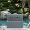 Decorative Fountain With Rectangle Design, With Light And Pump, For Indoor And Outdoor - Gray - Image 7