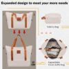 2 Piece Luggage Set With Bags Expanable Spinner Wheels ABS Lightweight Suitcase With Tsa Lock 20" / 24" - Khaki / Brown - Image 7
