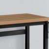 Computer Desk, Home Office, Standing, Adjustable, Laptop, Contemporary & Modern - Brown - Image 9