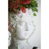 Greek Style Cement Head Planter Indoor Outdoor Home, Garden Decor - Gray - Image 4