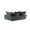 Modern Comfy Upholstered Sofa Cloud Couch, Deep Seat Couches With Multiple Large Soft Pillows, Convertible Deep Seat Chaise Langue For Living Room - Gray - Image 14