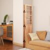 Panel Wooden Folding Room Divider - Natural - Image 14