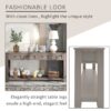 Hearth & Haven Clara - Console Table With Storage Drawers And Bottom Shelf Wash - Gray Wash - Image 4