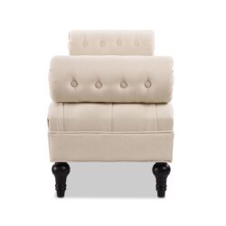 Lewis Bolster - Arm Entryway Bench - Sky Neutral Beige