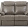 Contemporary Padded Love Seat - Gray - Image 2