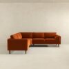 Amber - Corner Sectional Sofa - Orange - Image 3