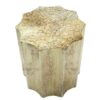 Drum Accent Side Table, Contemporary & Modern - Gold - Image 3