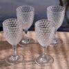 Diamond Cut Plastic Wine Glasses (Set of 4), Bpa Free Acrylic, Unbreakable Red & White Wine Glasses, 12Oz - Clear - Image 7