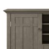 Bedford - Sideboard Buffet And Wine Rack - Farmhouse Gray - Image 4