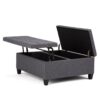 Harrison - Coffee Table Storage Ottoman - Slate Gray - Image 3