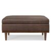 Shiloh - Square Storage Ottoman - Brown - Image 2
