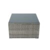 6 Pieces PE Rattan Sectional Outdoor Furniture Cushioned Sofa Set Wicker - Gray - Image 7