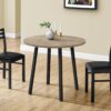 3 Piece Drop Leaf Dining Table Set, Contemporary & Modern - Taupe - Image 6