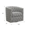 Little - Abstract Swivel Accent Chair - Gray - Image 7