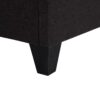 Full Size, Modern Upholstered Platform Bed Frame, Solid Wood & Plywood Construction - Dark Gray - Image 6