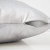 Pillows, Square, Insert Included, Decorative Throw, Hypoallergenic, Stylish Appearance - Silver - Image 2