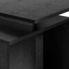 Computer Desk, Home Office, Left, Right Set-Up, Storage Shelves, Work, Laptop, Contemporary, Modern - Black - Image 5