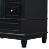 30" Bathroom Vanity With Sink, 1 Door With Shelf And 3 Drawers, Soft Close Door - Black - Image 21