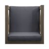 Brava - Modern Club Chair With Water Resistant Cushions - Gray - Image 11