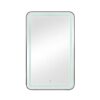 Rectangle Medicine Cabinet Mirror Bathroom Mirror With Storage Wall Mounted Medicine Mirror Cabinet With LED - Black - Image 14